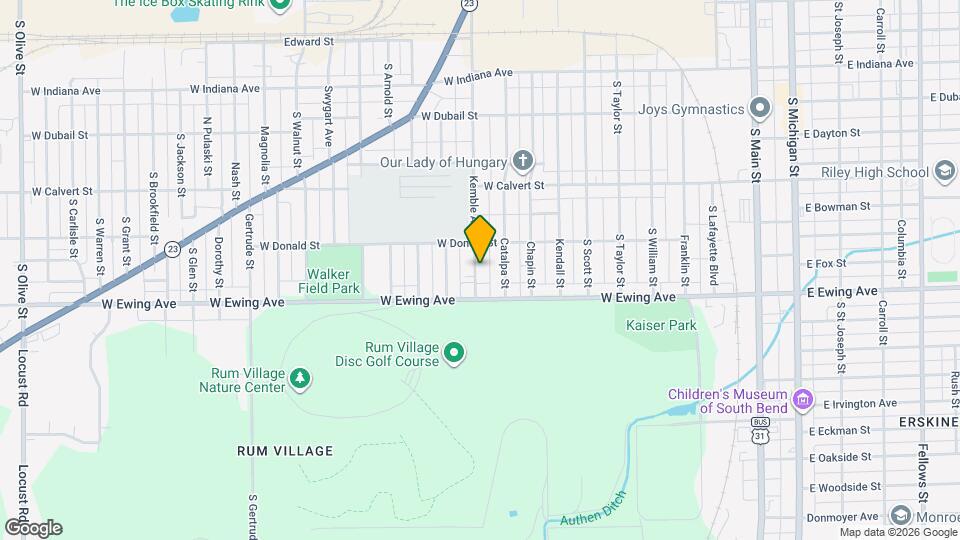 2202 Kemble Ave Map and Location Details