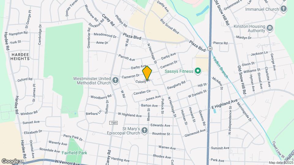 744 Colony Pl Map and Location Details