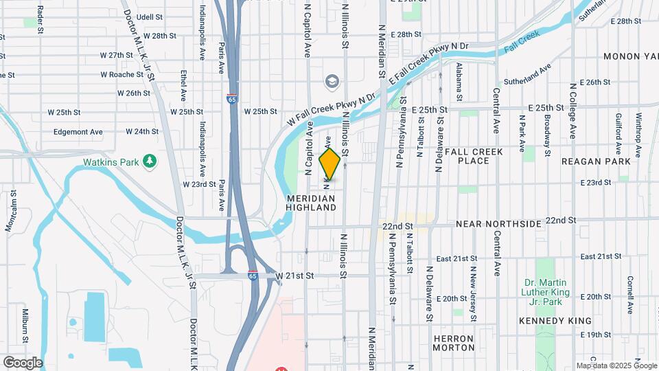 2305 N Kenwood Ave Map and Location Details