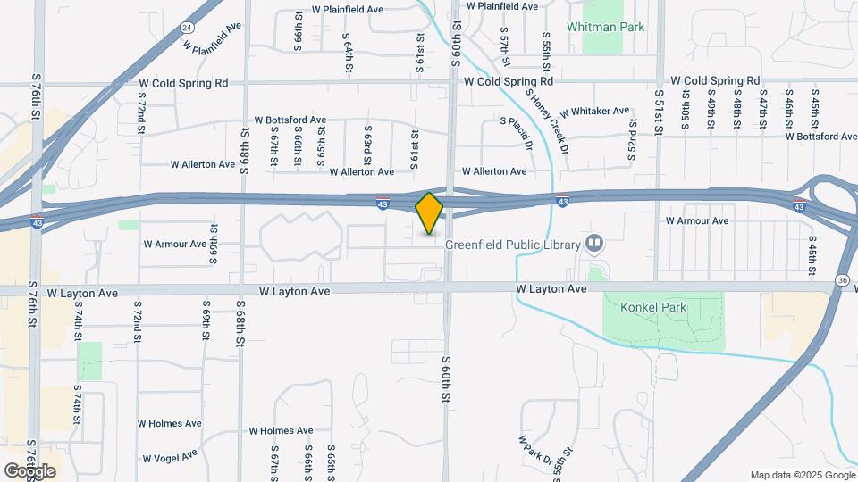 6030 W Armour Ave Map and Location Details