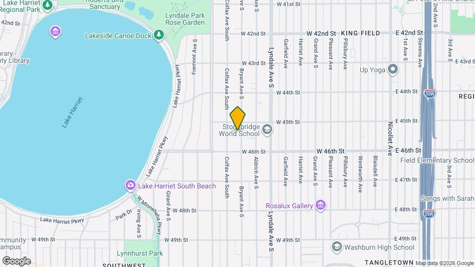 4520 Bryant Ave S Map and Location Details