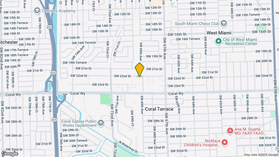 6930 SW 22nd St Map and Location Details