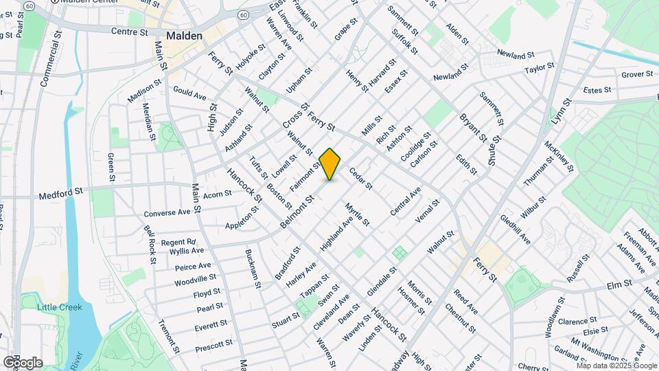 187 Belmont St, Unit #1 Mapa y Detalles de la Ubicación