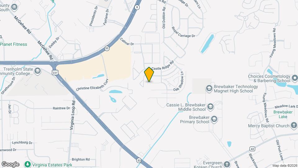 3661 Horseshoe Cir Map and Location Details