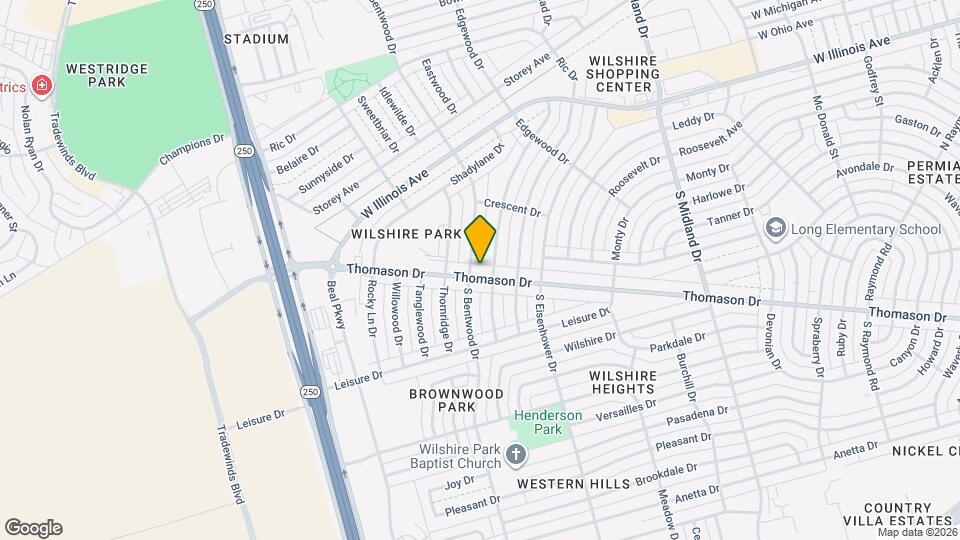 4804 Thomason Dr Map and Location Details