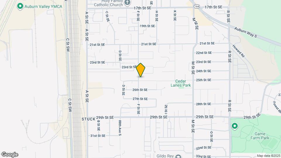 601 25th St SE Map and Location Details
