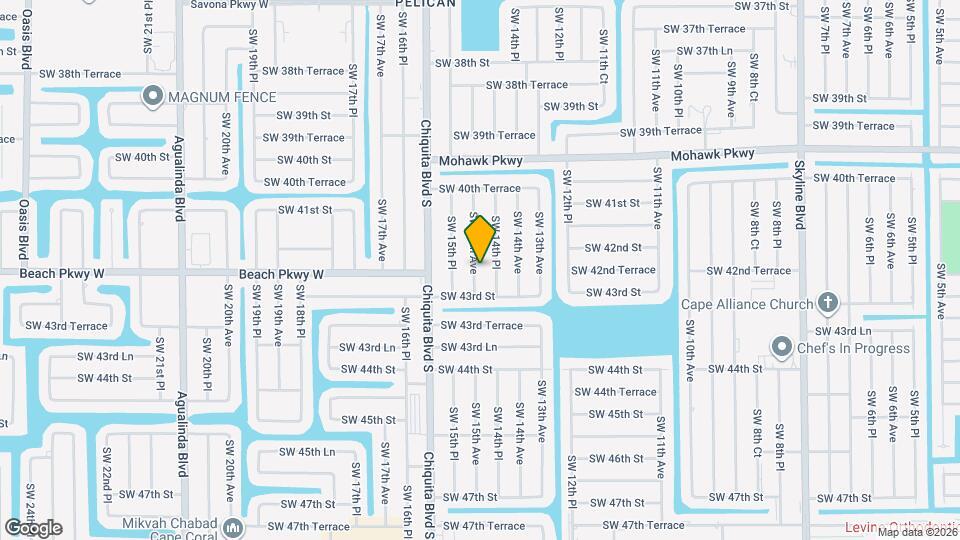 4213 SW 15th Ave Map and Location Details