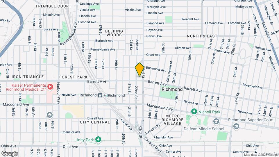 2223 Barrett Ave Map and Location Details