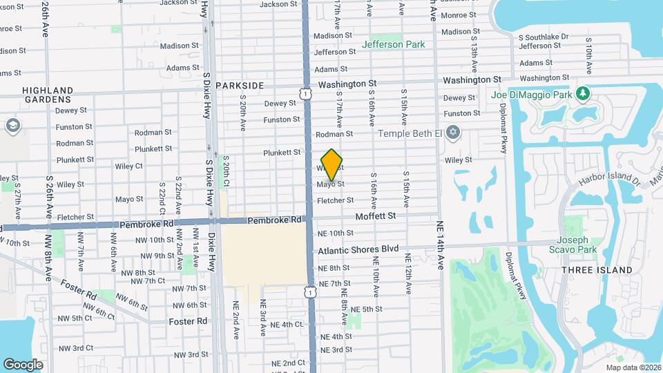 1722 Mayo St Map and Location Details