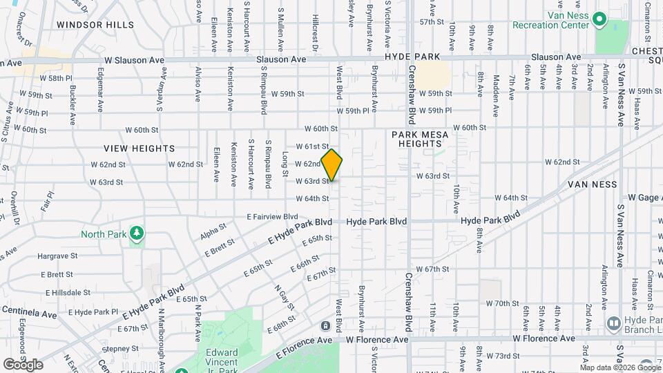 3612 W 63rd St Map and Location Details