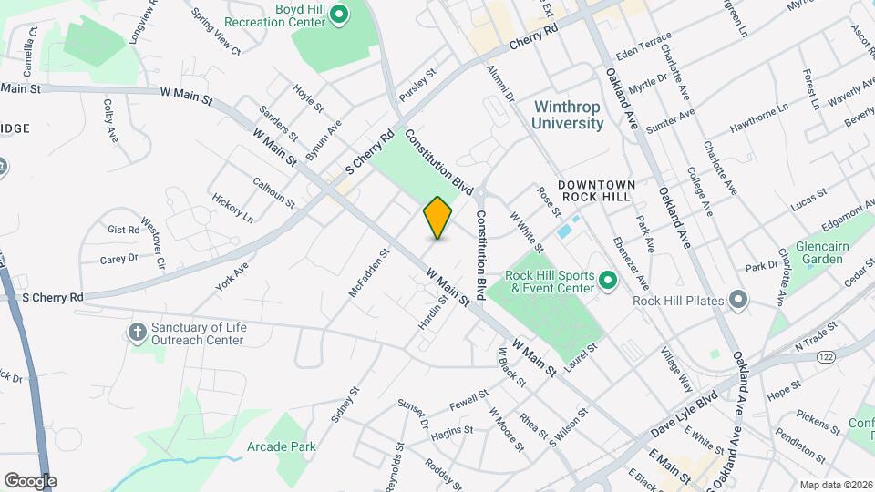 208 Columbia Ave Map and Location Details