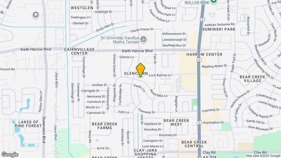 16662 Royal Mile Ln Map and Location Details