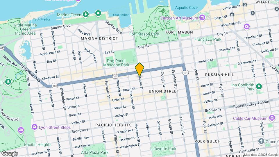 3101 Laguna St Map and Location Details
