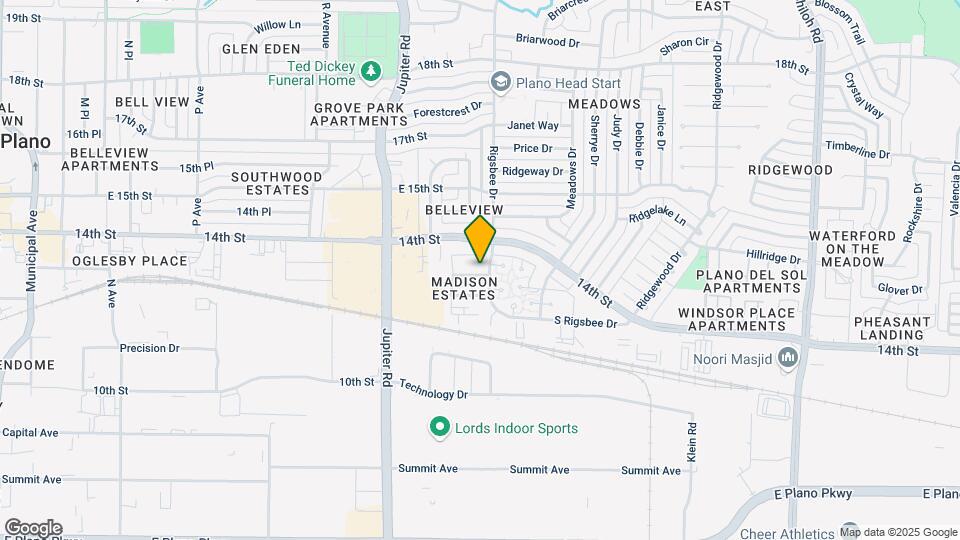 2637 Van Buren Dr Map and Location Details