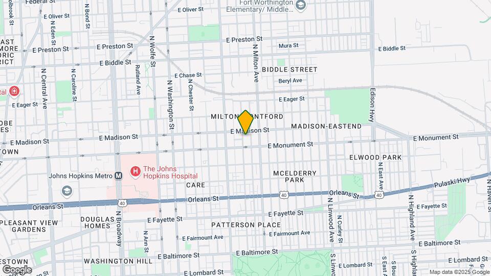 715 N Montford Ave Map and Location Details