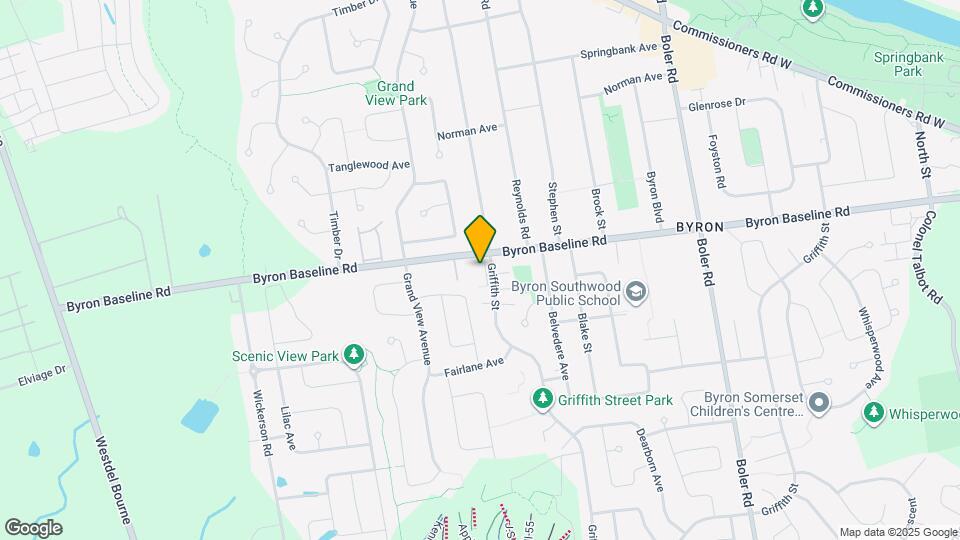 421 Griffith St Map and Location Details