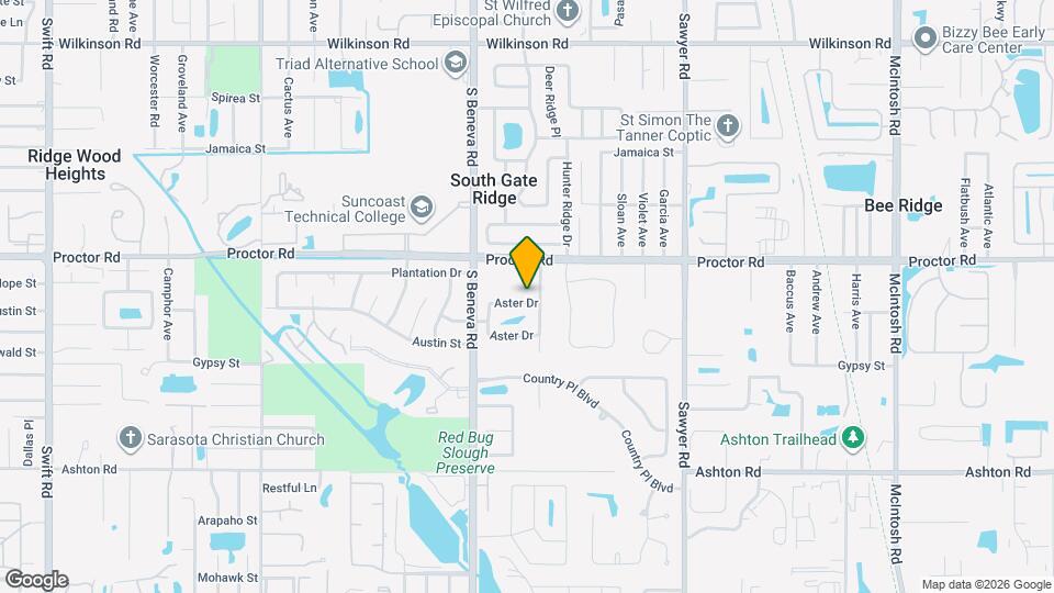 3791 Aster Dr Map and Location Details