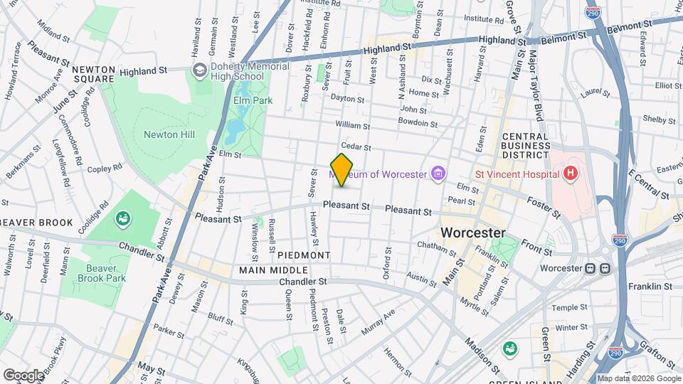 13 Cottage St, Unit 1 Map and Location Details