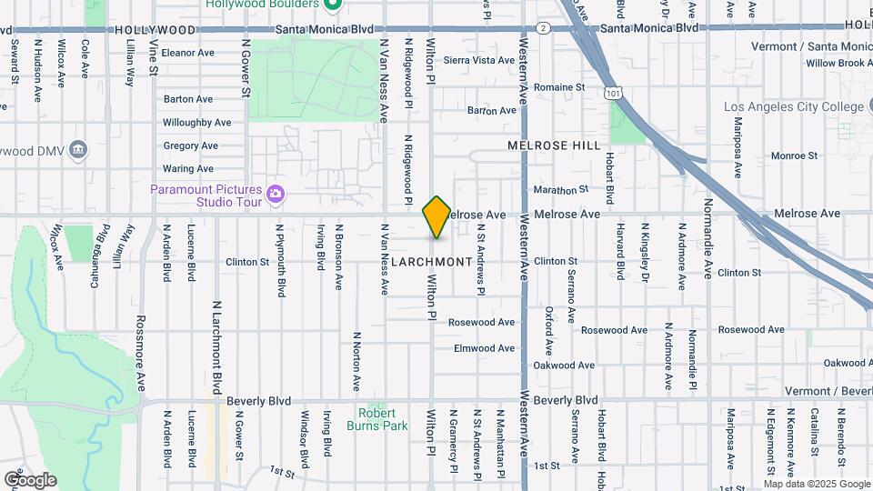 620 N Wilton Pl Mapa y Detalles de la Ubicación