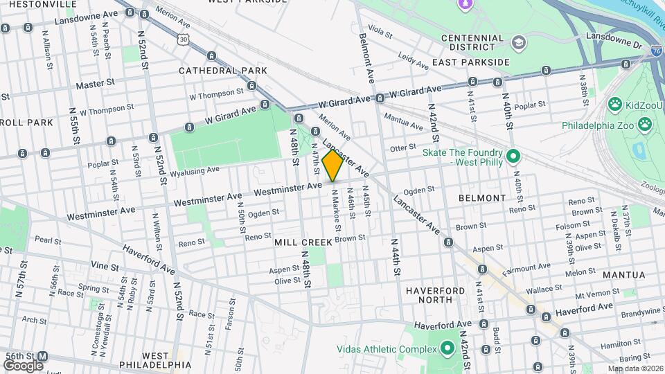 4626 Westminster Ave Map and Location Details