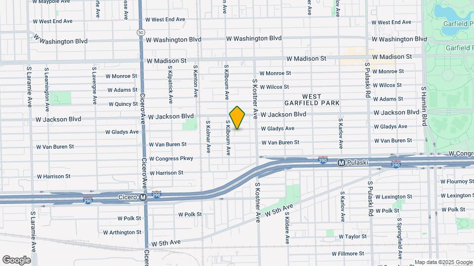 4443 W Gladys Ave Mapa y Detalles de la Ubicación