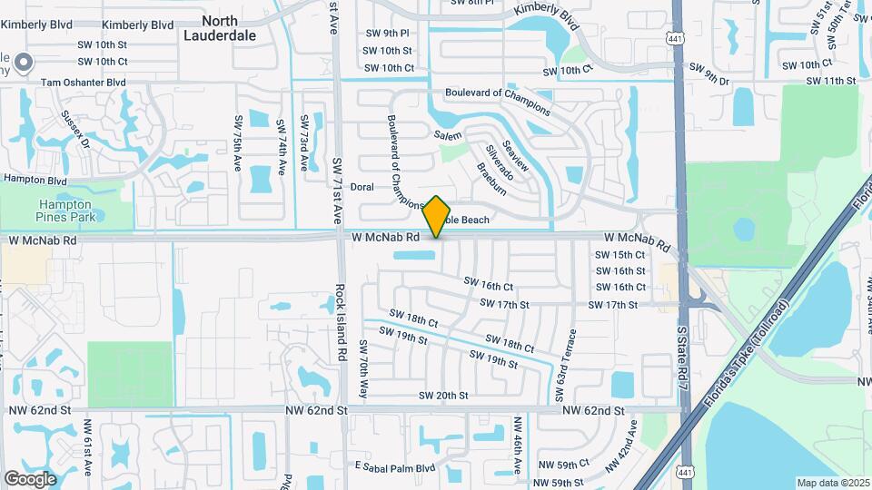 6872 SW 15th St Map and Location Details