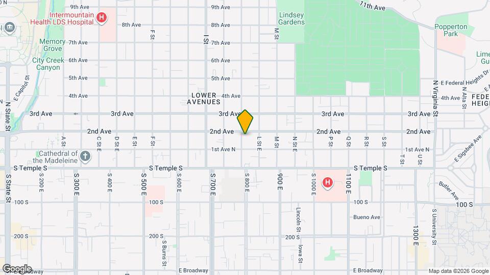 76 K St Mapa y Detalles de la Ubicación