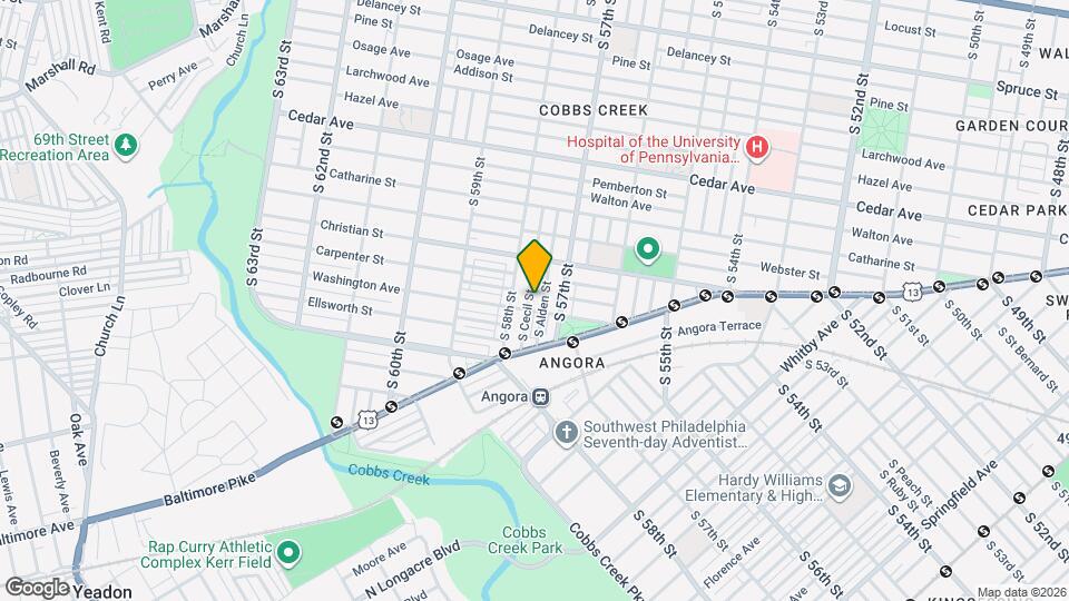 843 S Cecil St, Unit Unit 1 Map and Location Details