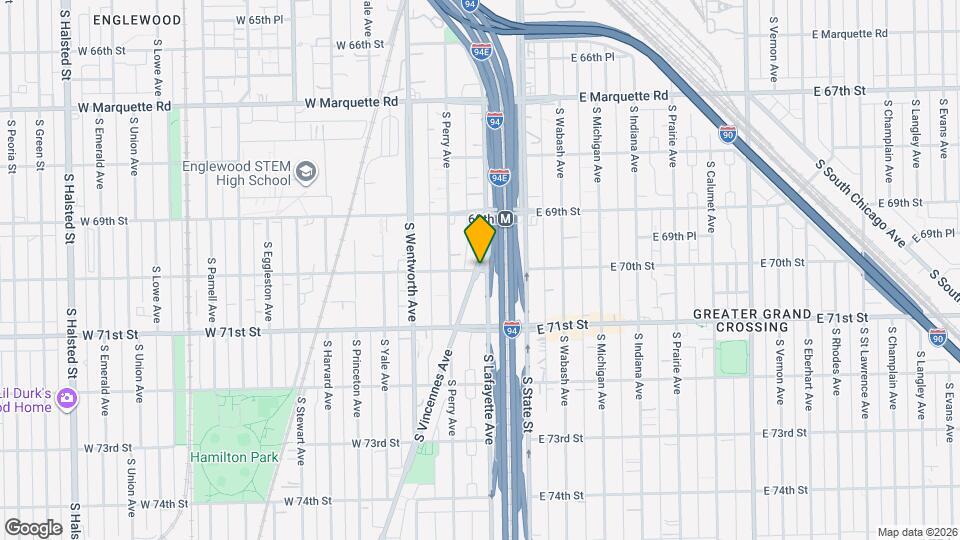 20-1020 W 70th St Map and Location Details