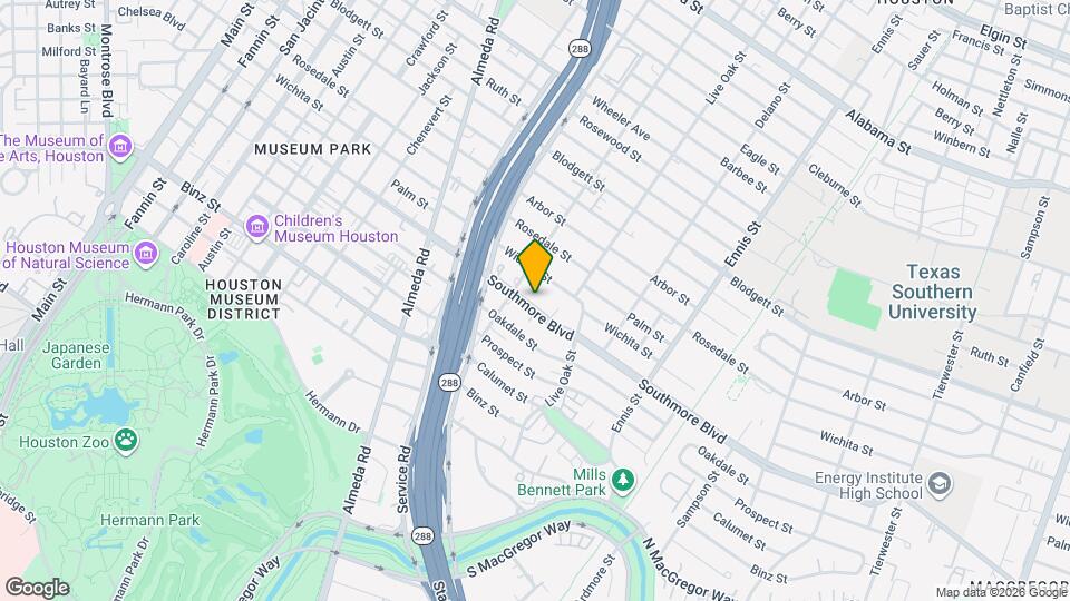 2417.5 Southmore Blvd Map and Location Details