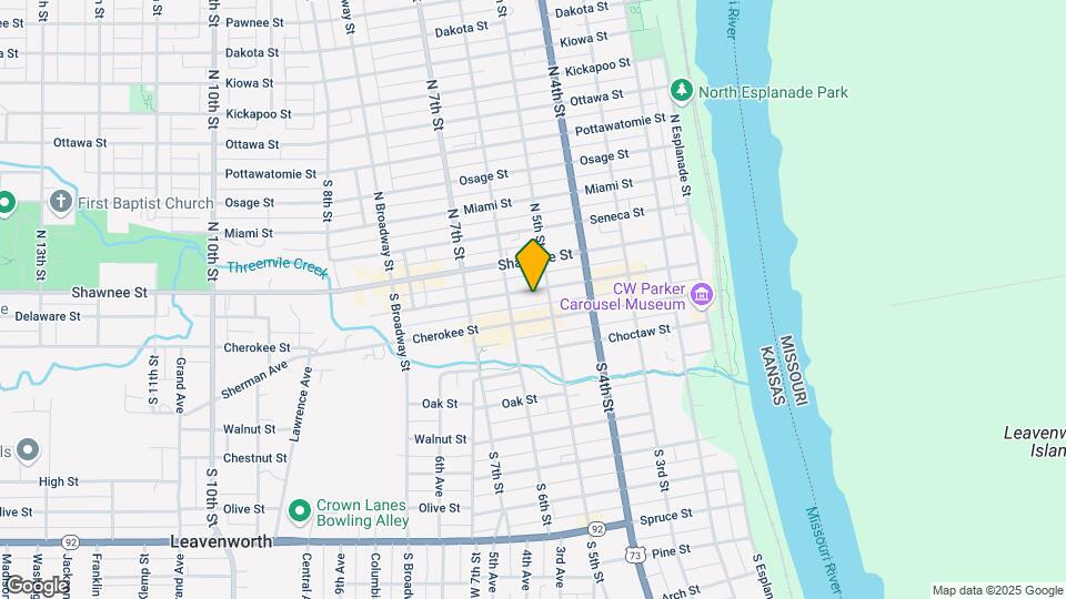 513 Delaware St Mapa y Detalles de la Ubicación