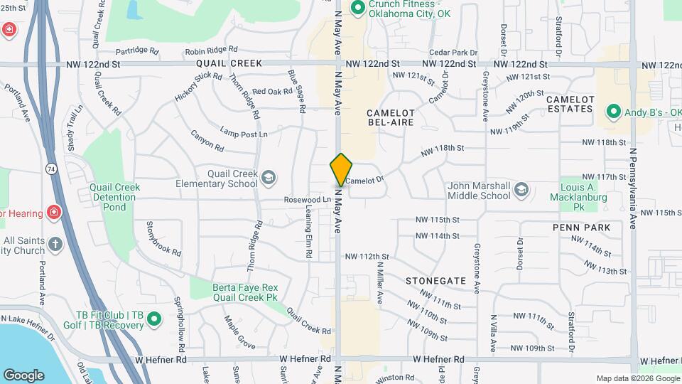 11530 N May Ave Map and Location Details