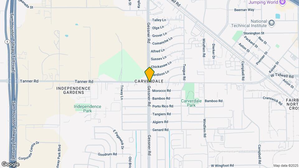 5688 Gessner Rd Map and Location Details