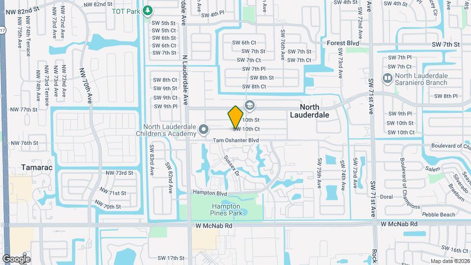 7830 SW 10th Ct Map and Location Details