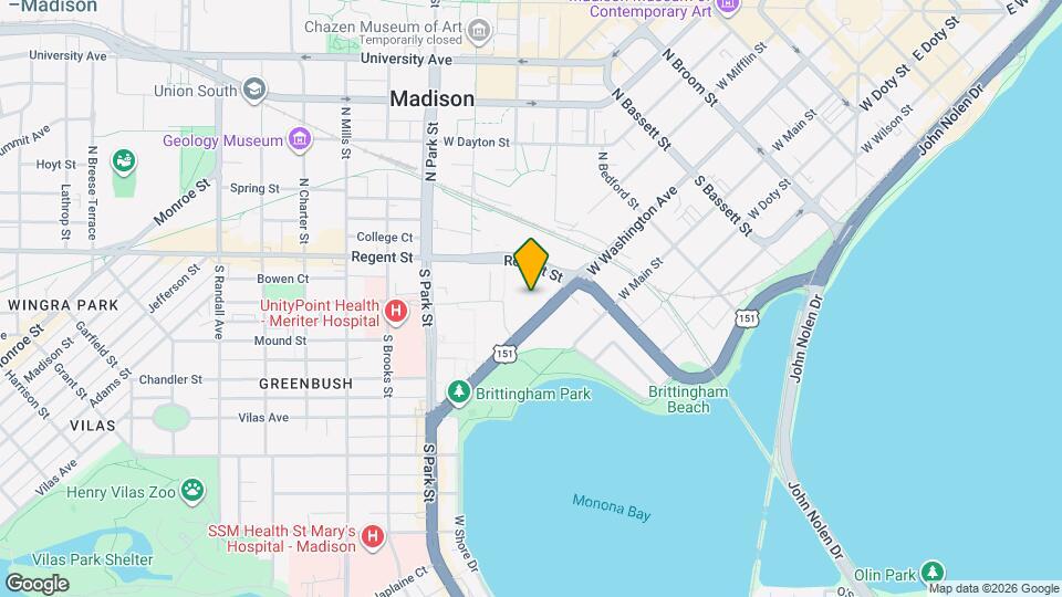 720 W Washington Ave, Unit 301 Map and Location Details