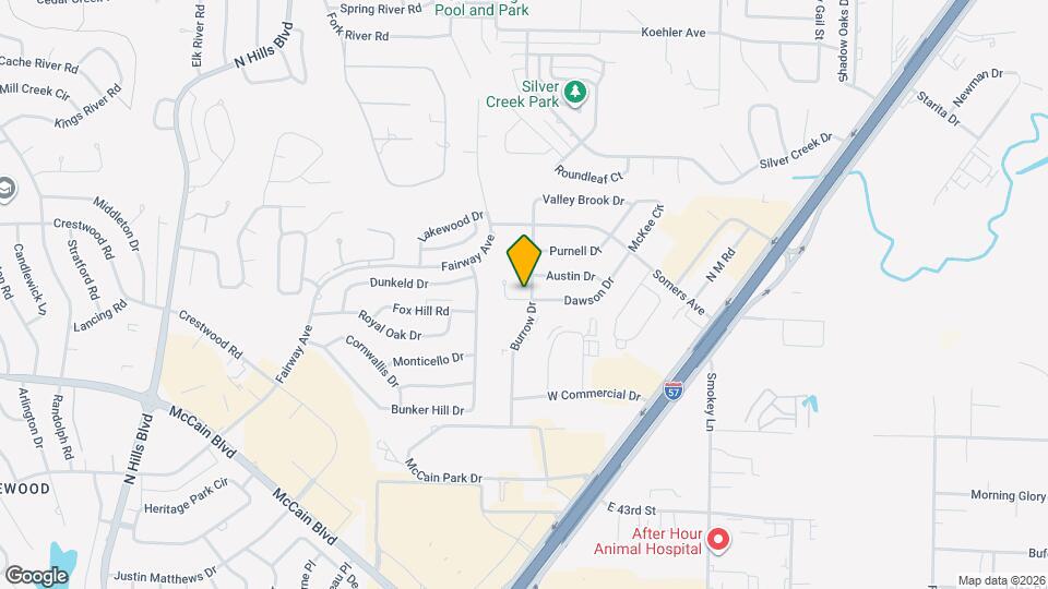 4417 Dawson Dr Map and Location Details