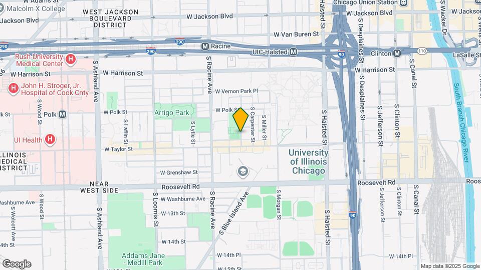 1050 S Aberdeen St Mapa y Detalles de la Ubicación