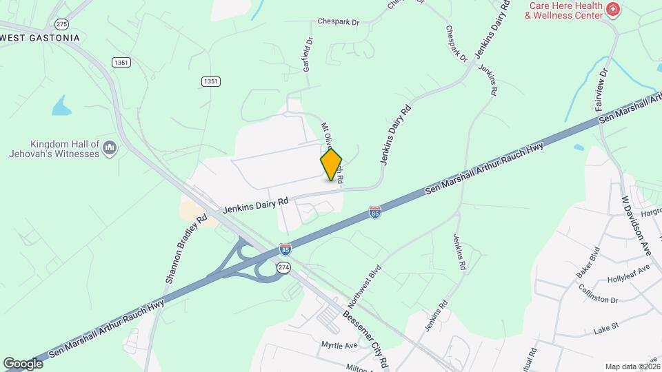 2034 Jenkins Dairy Rd Map and Location Details