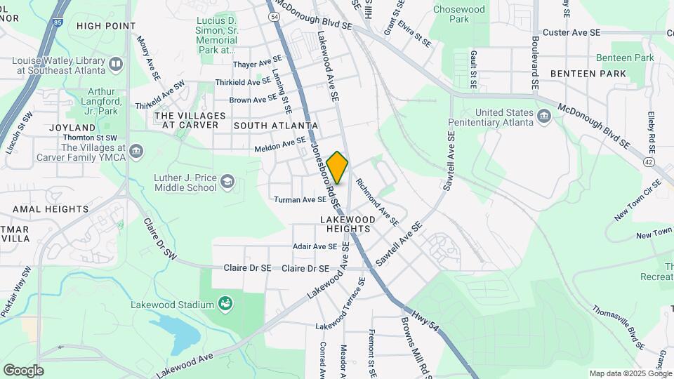 1594 Jonesboro Rd SE Mapa y Detalles de la Ubicación