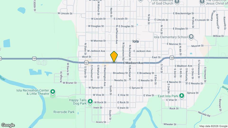 17 E Madison Ave Map and Location Details