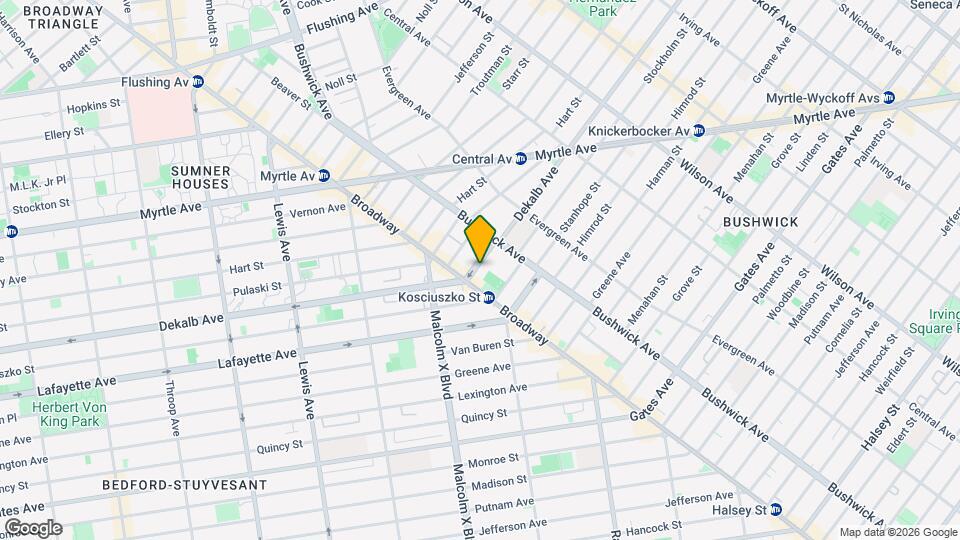1138 DeKalb Ave, Unit 3B Mapa y Detalles de la Ubicación