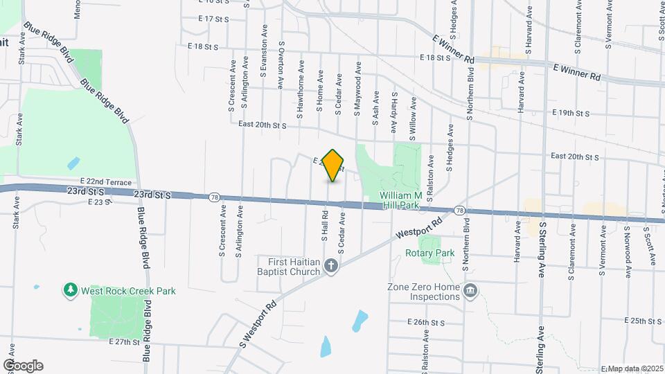 2219 S Hall Rd Map and Location Details