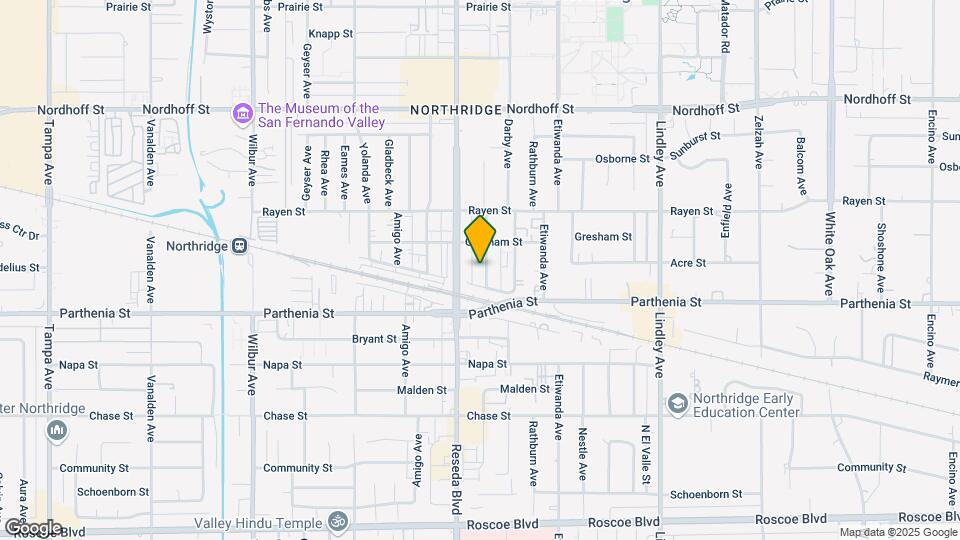 8737 Canby Ave Map and Location Details