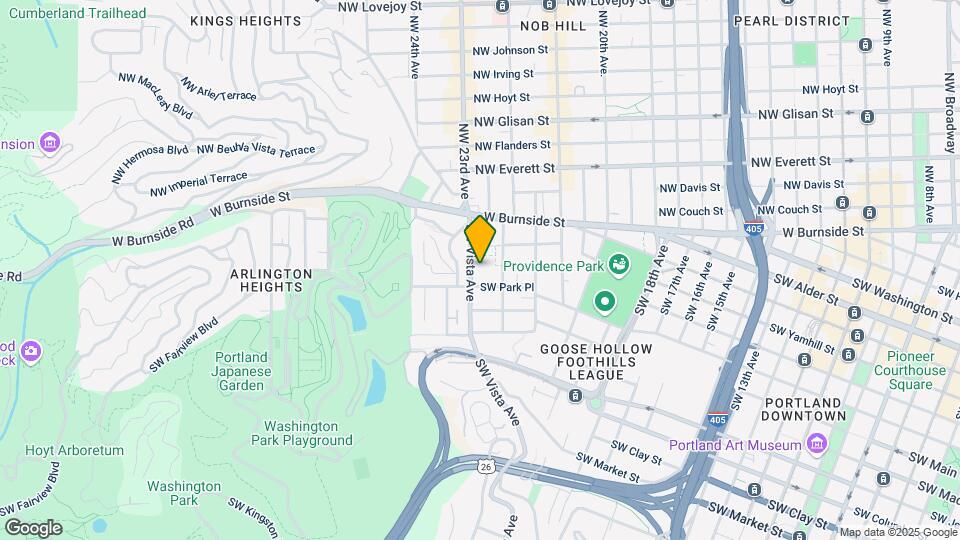 912 SW Vista Ave Map and Location Details