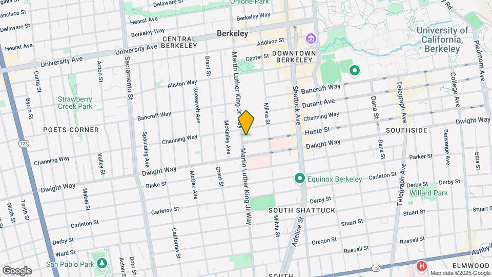1907 Haste St Map and Location Details