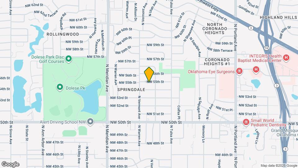 4212 NW 55th St Map and Location Details