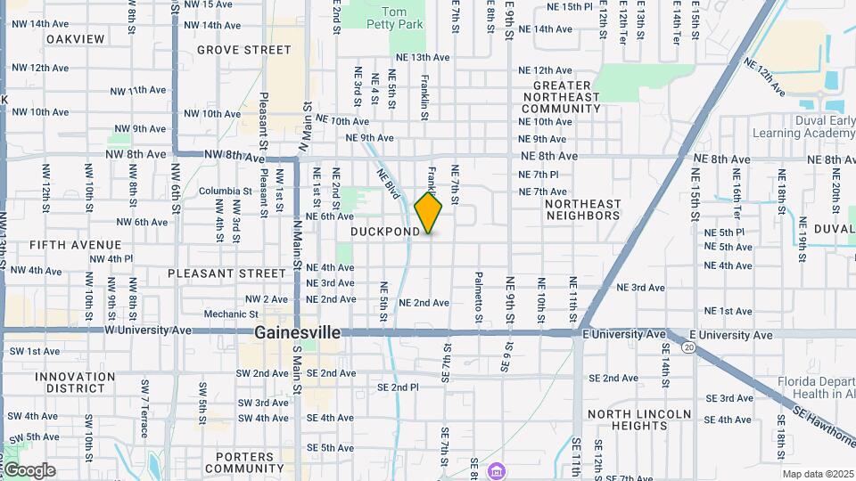 552 NE 5th Ave Map and Location Details
