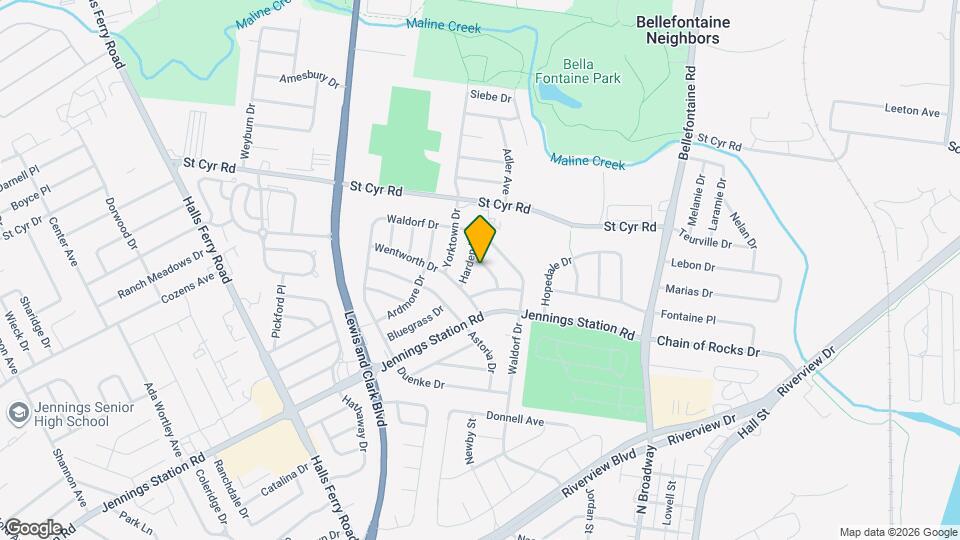 1118 Dunford Dr Map and Location Details