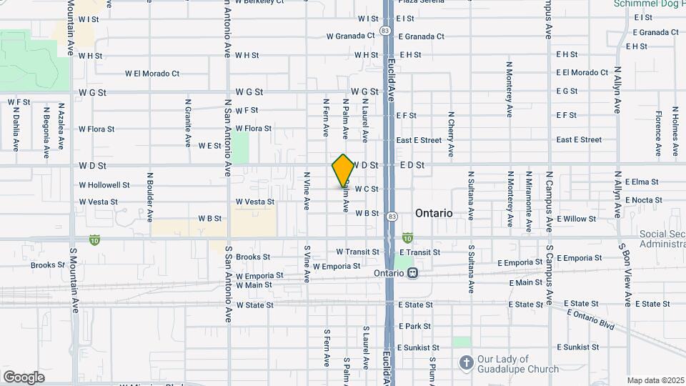 301 W C St Map and Location Details