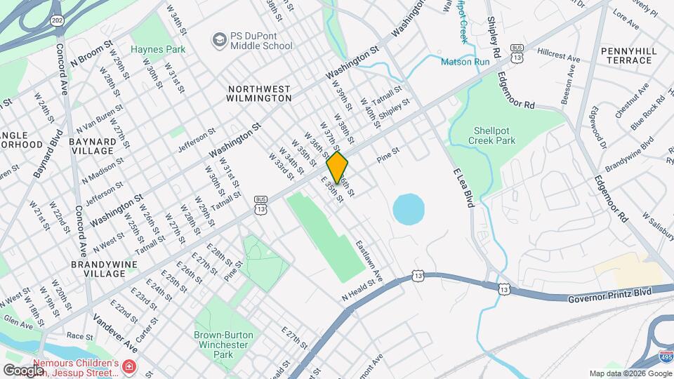 101 E 35th St Mapa y Detalles de la Ubicación